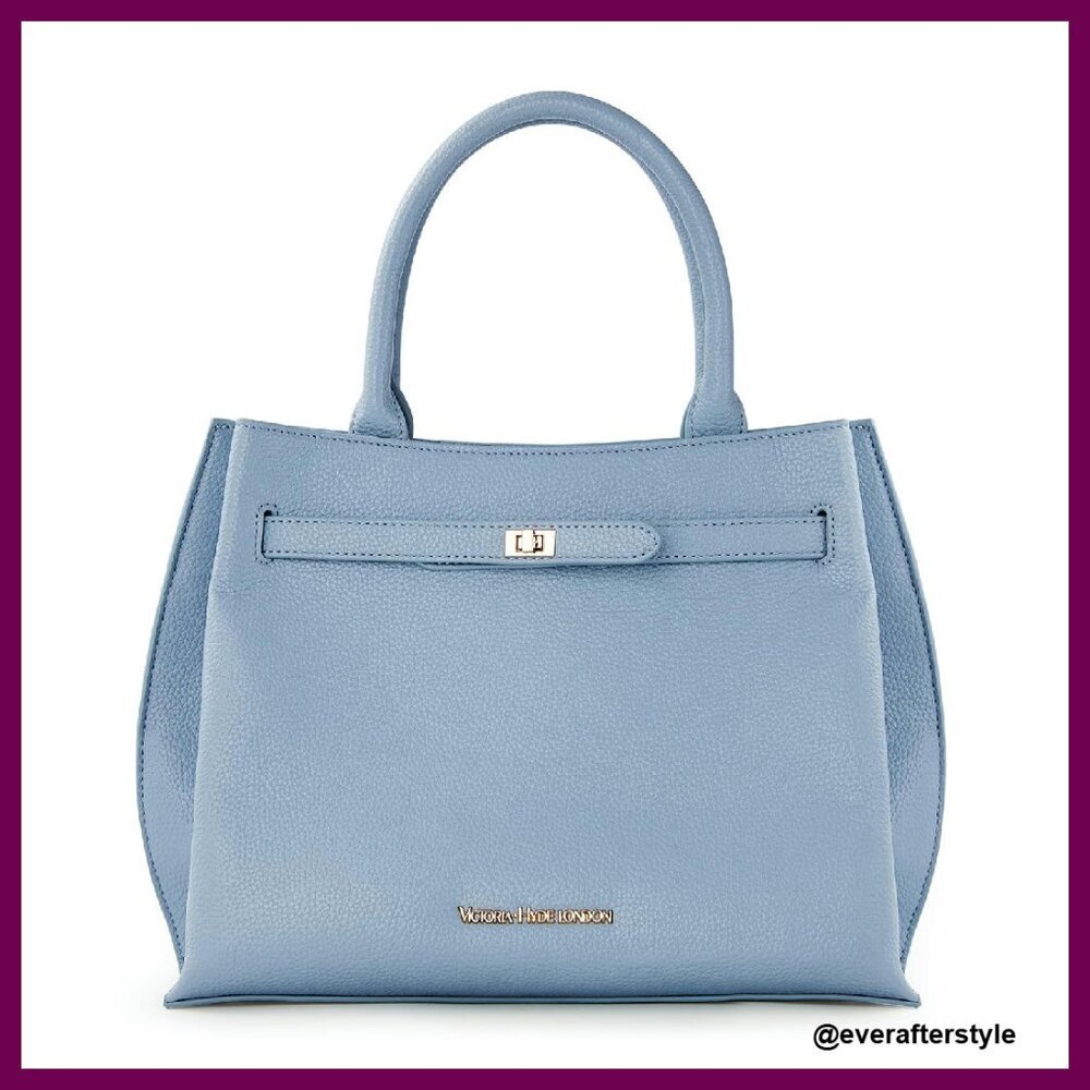 Elegant Vegan Leather Tote Shoulder Bag Chic Minimal Adjustable Strap